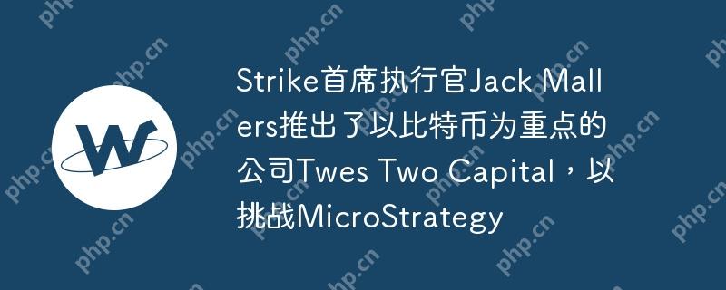 strike首席执行官jack mallers推出了以比特币为重点的公司twes two capital，以挑战microstrategy